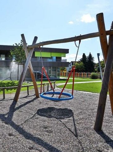 Der Spielplatz beim kath. Kindergarten in Ichenheim.