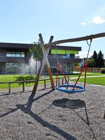 Der Außenbereich des St. Nikolaus-Kindergartens in Ichenheim.