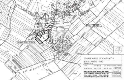 Ausschnitt aus B-Plan "Märodel-Nord"