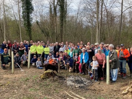 Gruppenfoto der fleißigen Helfer